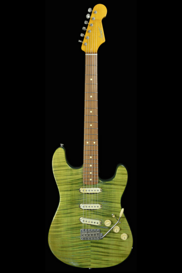 (#035) Green Flame - Homer T Guitar Co
